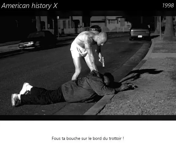 Vignette : American history X